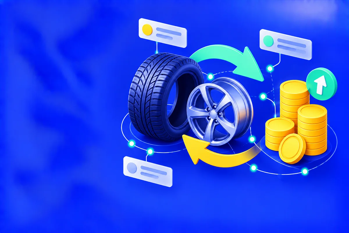 Шины, диски и обмен на деньги